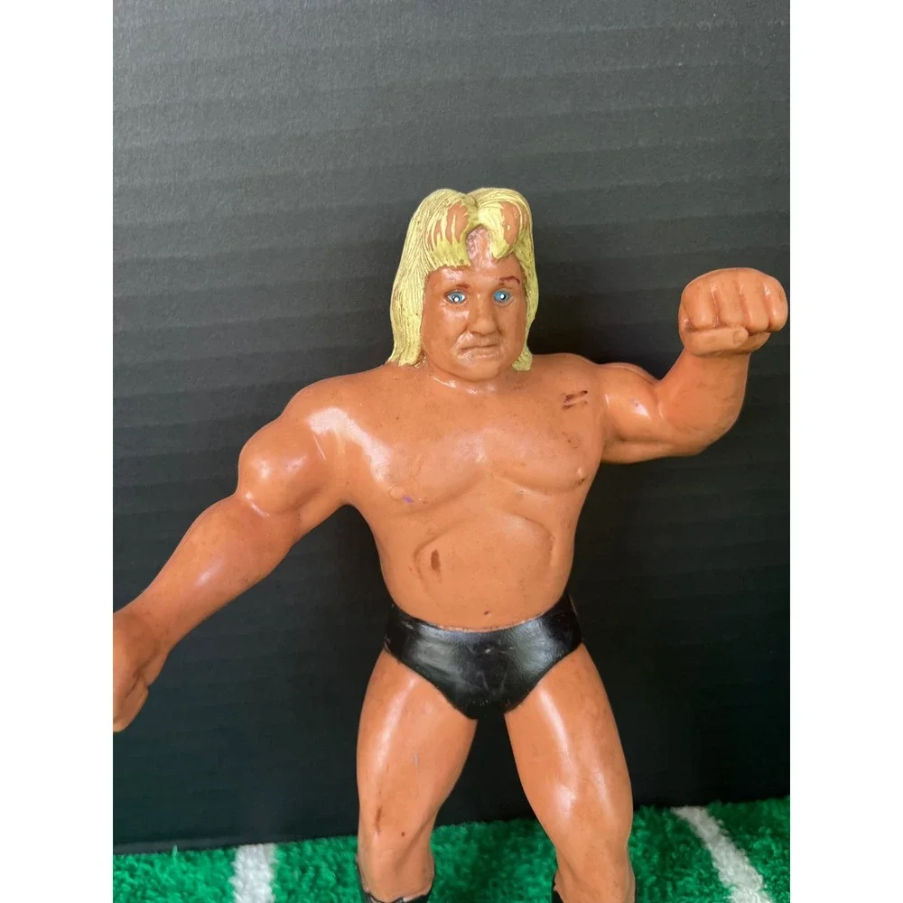 Vintage 1985 LJN WWF Rick Flair Wrestling Action Figure Rubber 8 inch Titan